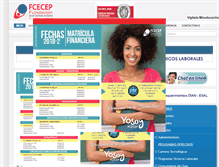 Tablet Screenshot of cecep.edu.co